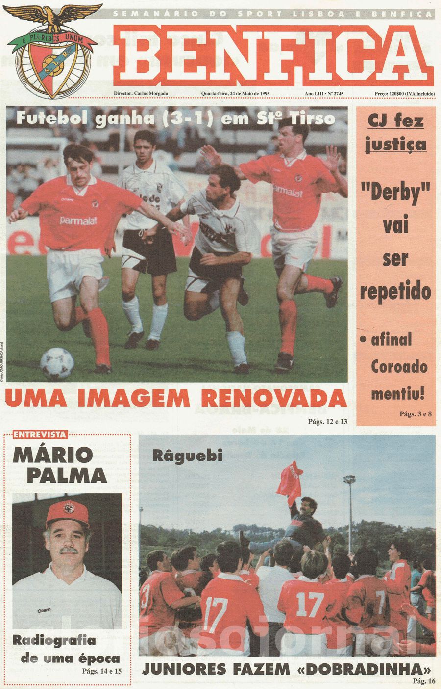 jornal o benfica 2745 1995-05-24